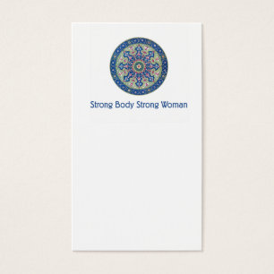 Cartes De Visite Femme forte du corps