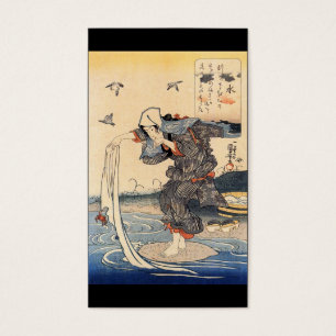 Cartes De Visite Femme japonaise faisant la blanchisserie en