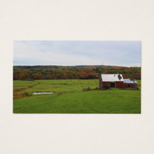 Cartes De Visite Ferme d'automne