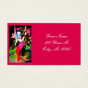 Cartes De Visite fête de sirène