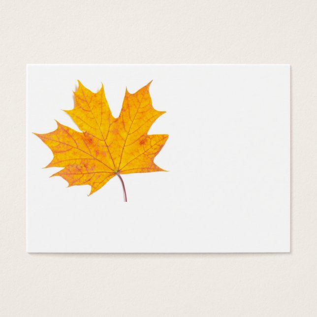 Cartes De Visite Feuille d'érable (Devant)