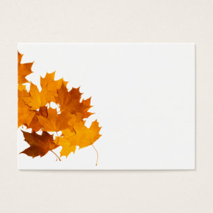 Cartes De Visite Feuilles d'érable