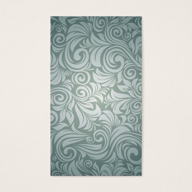 Cartes De Visite Feuilles vertes (Devant)