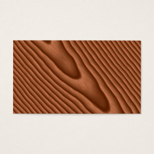 Cartes De Visite Fibre de bois Brown texturisée