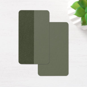 Cartes De Visite Fiche de profil de texture verte de mousse fractio