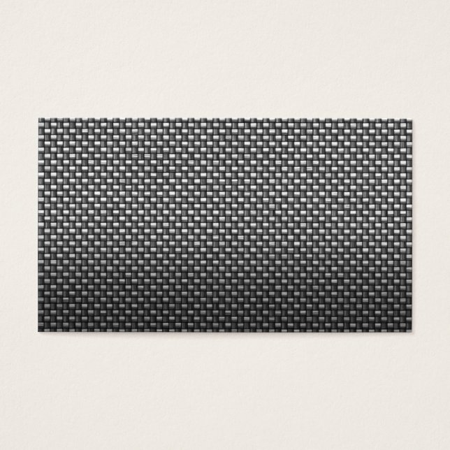 Cartes De Visite Fiche détaillée de fibre de carbone texturée (Devant)