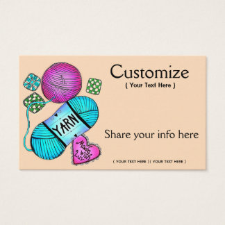 Cartes De Visite Fil/Crochet/Knit