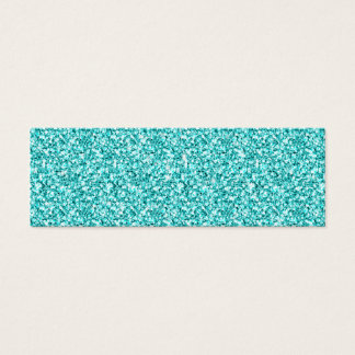 Cartes De Visite Fille, Amusant Aqua Parties scintillant Bleue Impr