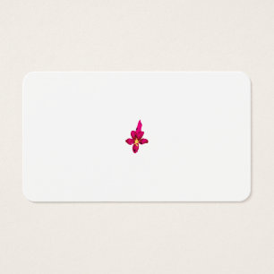 Cartes De Visite Fille Design, Or Léger, Rouge Purplish