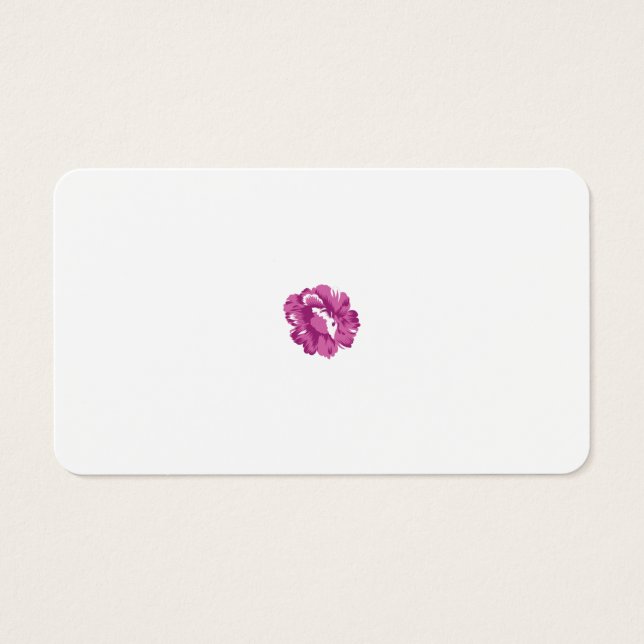 Cartes De Visite Fille, Pale Megenta, Santé Royale (Devant)