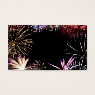 Cartes De Visite Finale grande de feux d'artifice