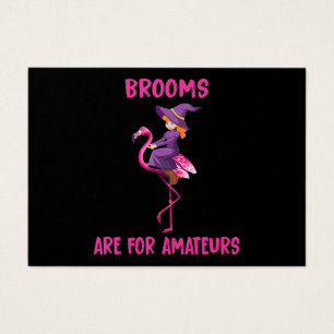 Cartes De Visite Flamant rose   Costume d'Halloween Flamingoween