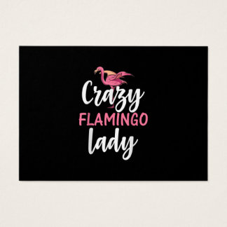 Cartes De Visite Flamant rose - Flamant rose fou cadeaux dame