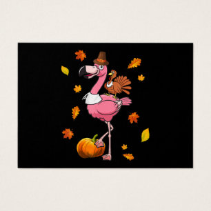 Cartes De Visite Flamant rose   Halloween Flamant rose Thanksgiving