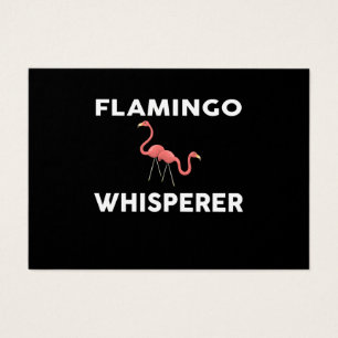 Cartes De Visite Flamant rose Whisperer Flamants roses de nouveauté