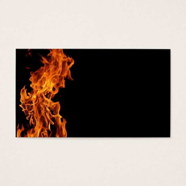 Cartes De Visite Flamme (Devant)