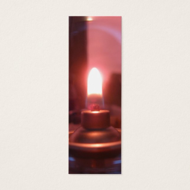 Cartes De Visite Flamme à l'intérieur d'un bocal de verre (Devant)