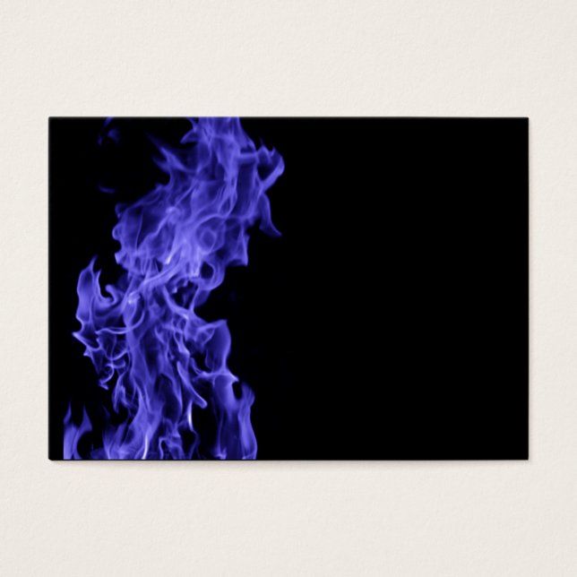Cartes De Visite Flamme bleue (Devant)
