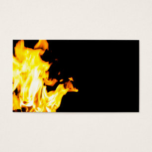 Cartes De Visite Flamme orange