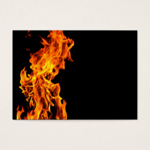Cartes De Visite Flamme orange