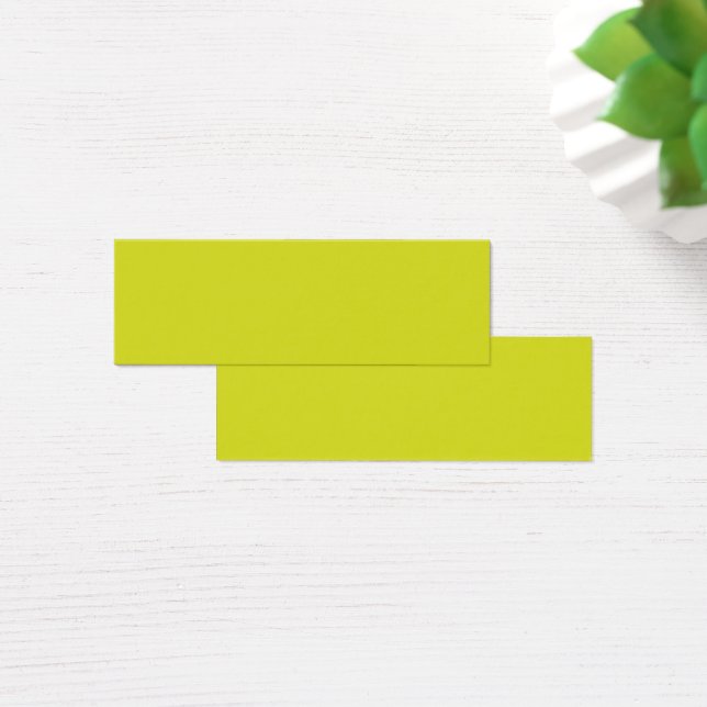 Cartes De Visite Flat Yellow Background – Back-to-School Texture (Bureau)