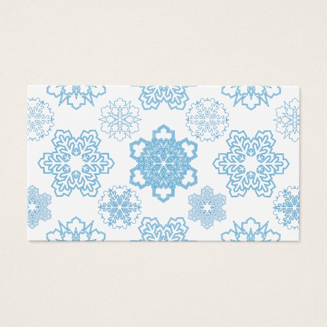 Cartes De Visite Flèche de neige (Devant)