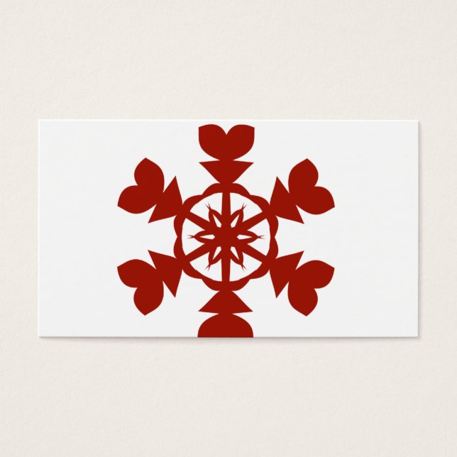 Cartes De Visite Flèches rouges (Devant)