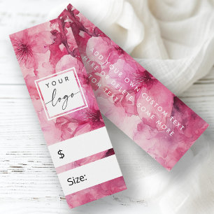 Cartes De Visite Fleur d'aquarelle rose fleurie do-it-yourself prix