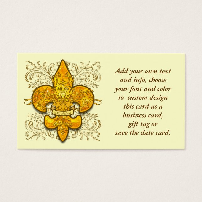 Cartes De Visite Fleur de Guardian (Devant)