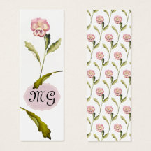 Fleur de sansy avec initiales