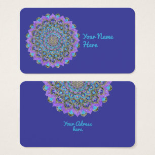 Cartes De Visite Fleur De Vie - Mandala India Style 2
