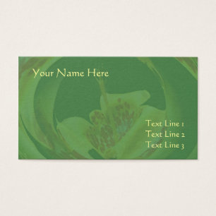 Cartes De Visite Fleur Lily Jaune tachetée
