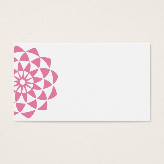Cartes De Visite Fleur Lotus (Devant)