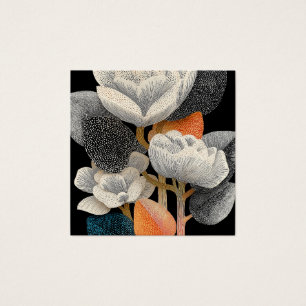 Cartes De Visite Fleur nocturne sur la planète rouge #4