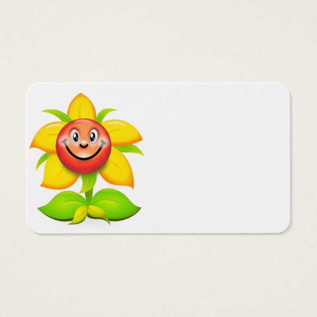 CARTES DE VISITE FLEURS DE VISAGE (Devant)