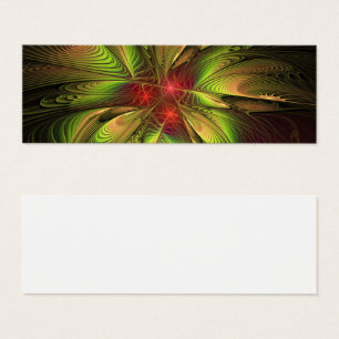 Cartes De Visite Fleurs imaginaires fractales douces et tendres