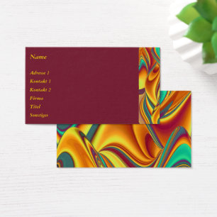 Cartes De Visite Fleurs Magiques de Printemps Été Automne