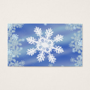 Cartes De Visite Flocon de neige