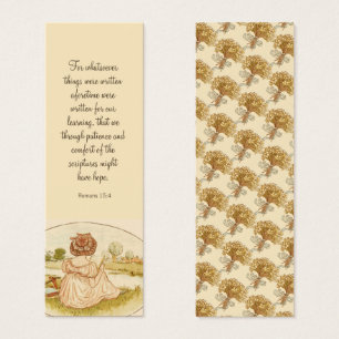 Cartes De Visite Floral Elegant Unique Vintage Bible Signet