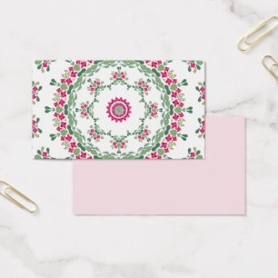Cartes De Visite Floral ornament