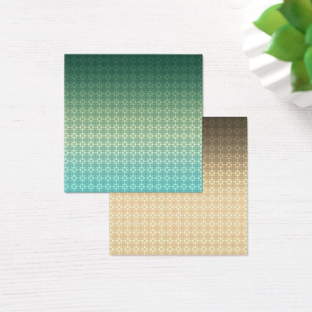 Cartes De Visite Floral ornament (Bureau)