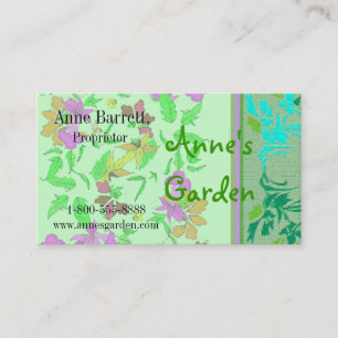 Cartes de visite floraux