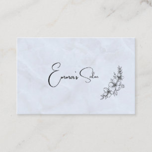 Cartes de visite floraux