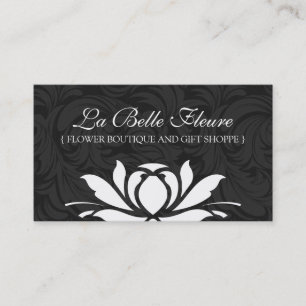 Cartes de visite floraux chics et élégants