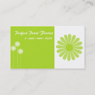 Cartes de visite floraux gais lumineux