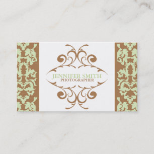 Cartes de visite floraux modernes