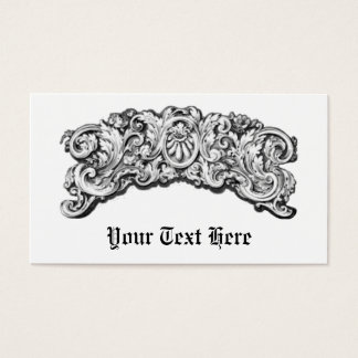Cartes De Visite Flore décorative antique