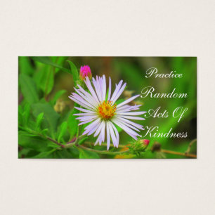 Cartes De Visite Floride Fleur sauvage Random Actes de gentillesse