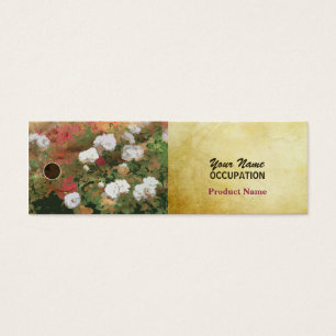 Cartes De Visite FLOWER 102 - étiquette de prix de marchandises