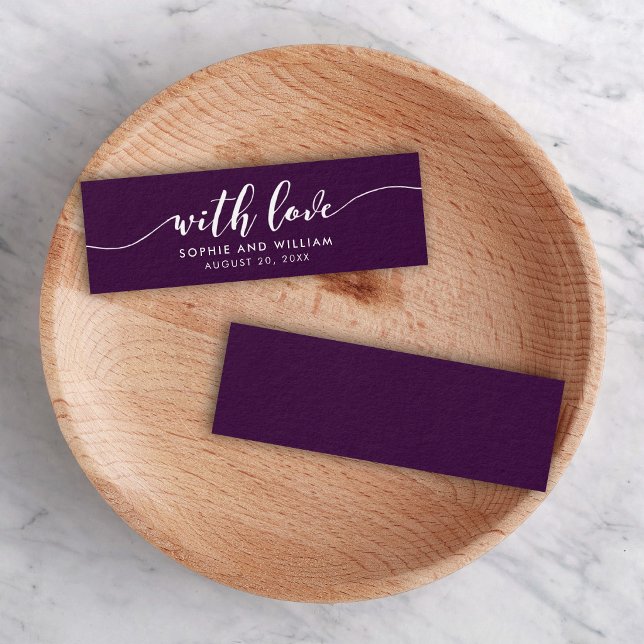 Cartes De Visite Fond modifiable Mariage avec amour (Créateur téléchargé)